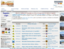 Tablet Screenshot of losviajeros.com